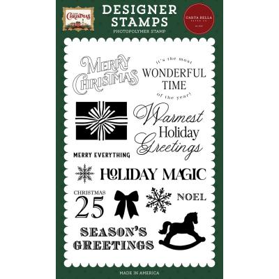 Carta Bella Classic Christmas - Warmest Holiday Greetings