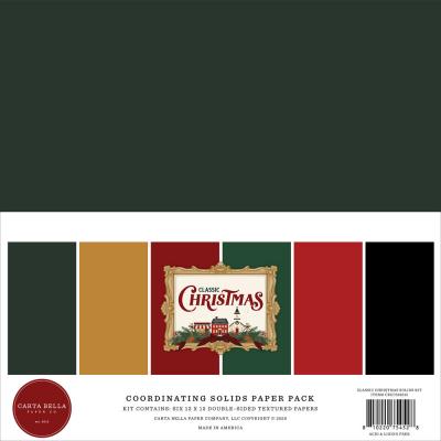 Carta Bella Classic Christmas - Coordination Solids