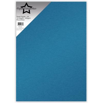 Paper Favourites Pearl Paper - Royal Blue