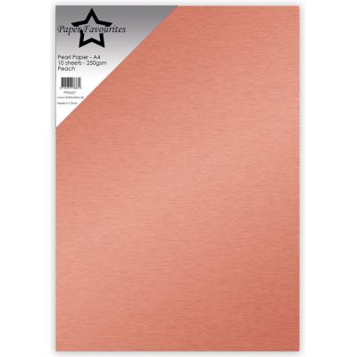 Paper Favourites Pearl Paper - Peach