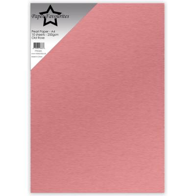 Paper Favourites Pearl Paper - Old Rose