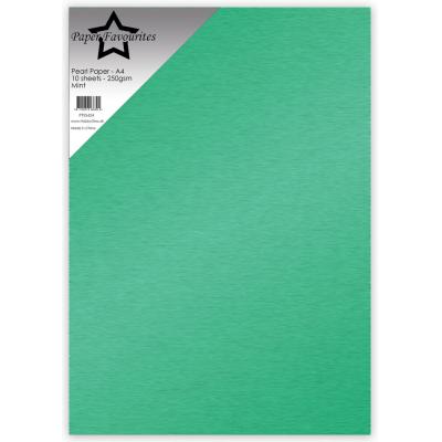 Paper Favourites Pearl Paper - Mint