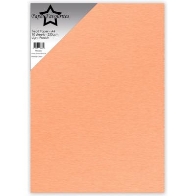 Paper Favourites Pearl Paper - Light Peach