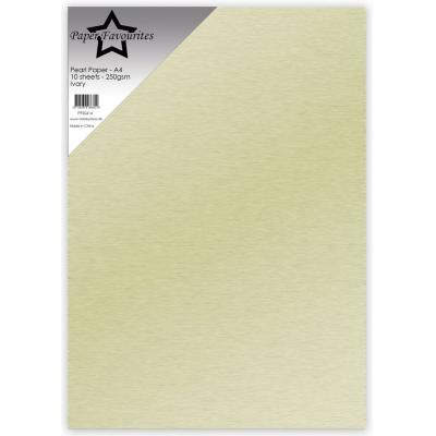 Paper Favourites Pearl Paper - Ivory