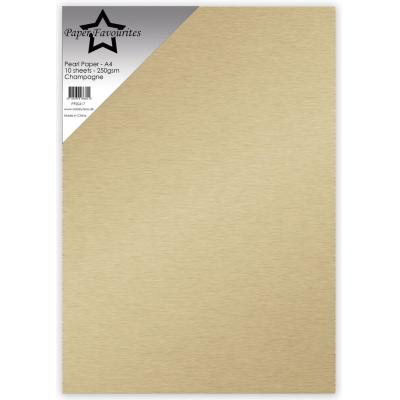 Paper Favourites Pearl Paper - Champagne