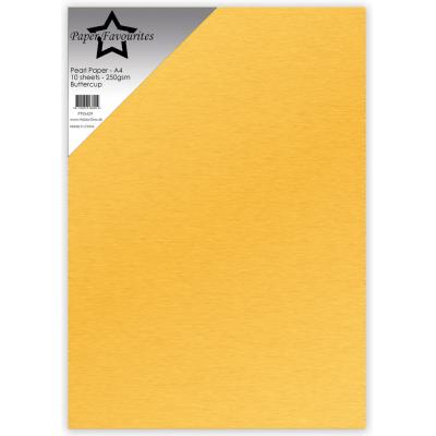 Paper Favourites Pearl Paper - Buttercup