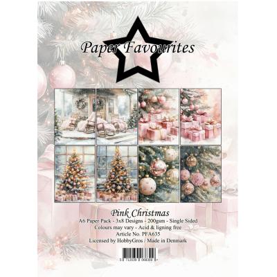 Paper Favourites Paper Pack - Pink Christmas