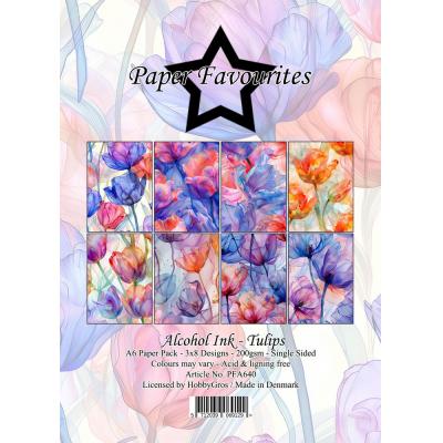 Paper Favourites Paper Pack - Alcohol Ink Tulips