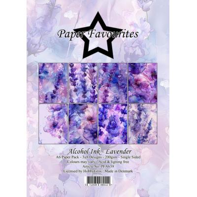 Paper Favourites Paper Pack - Alcohol Ink Lavender