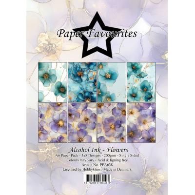Paper Favourites Paper Pack - Alcohol Ink Flowers