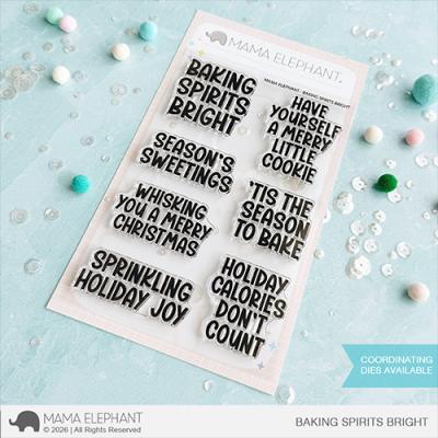 Mama Elephant Stempel - Baking Sprits Bright