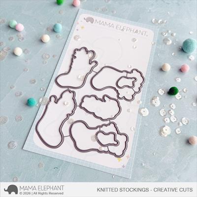 Mama Elephant Creative Cuts - Knitted Stockings