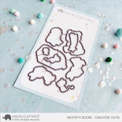 Mama Elephant Creative Cuts - Nativity Scene