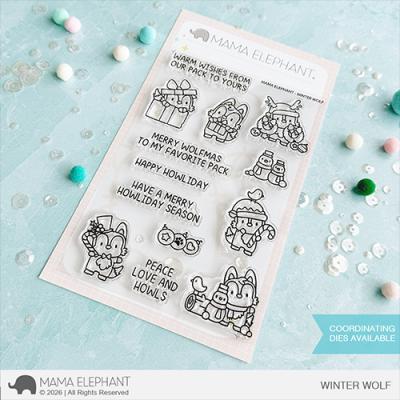 Mama Elephant Stempel - Winter Wolf