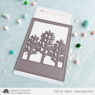 Mama Elephant Creative Cuts - Trio of Trees