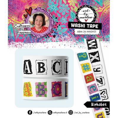 StudioLight Art By Marlene Washi Tape - Alphabet