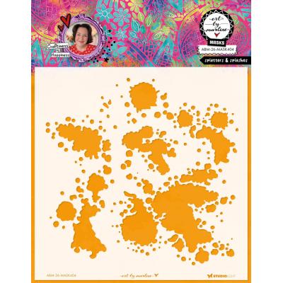 StudioLight Art By Marlene Stencil - Splatters & Splashes