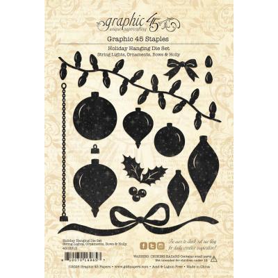 Graphic 45 Merry-ful Greetings Dies - Holiday Hanging