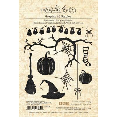 Graphic 45 BOOtiful Greetings Dies - Halloween Hanging