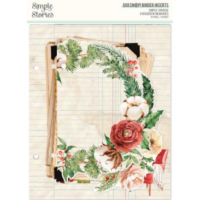 Simple Stories Simple Vintage Evergreen Memories - Binder Inserts