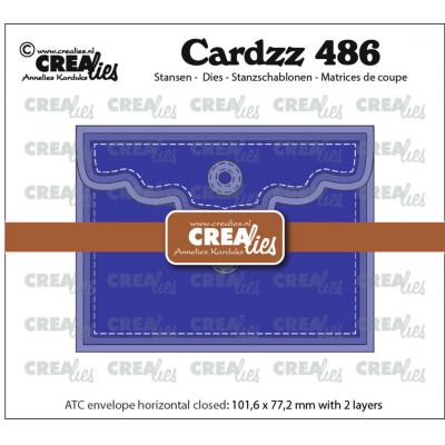 Crealies Cardzz Dies - ATC Envelope Horizontal Panel A