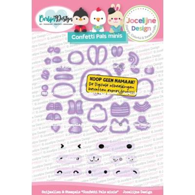 CarlijnDesign Stamp & Dies - Confetti Pals Minis
