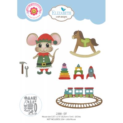 Elizabeth Craft Designs Snuggle Season Die - Elf