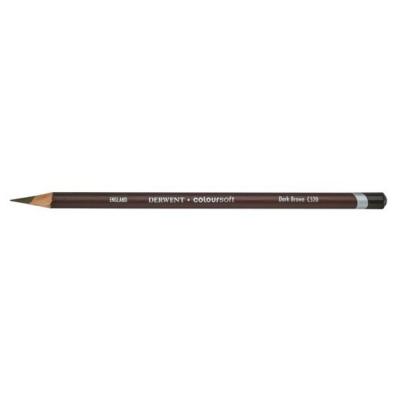 Derwent Coloursoft Pencil - 520 Dark Brown