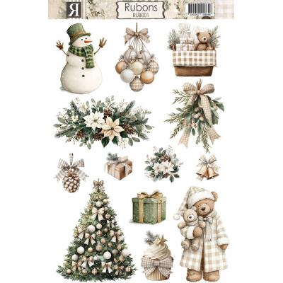 Reprint Cozy Christmas - Rub-Ons