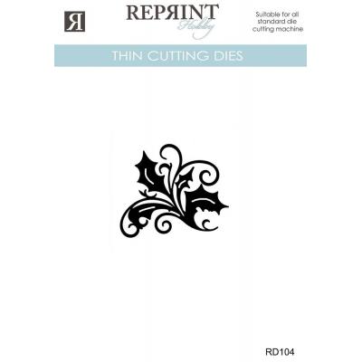 Reprint Cozy Christmas Thin Cutting Dies - Holly