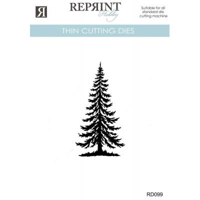 Reprint Cozy Christmas Thin Cutting Dies - Pine Tree