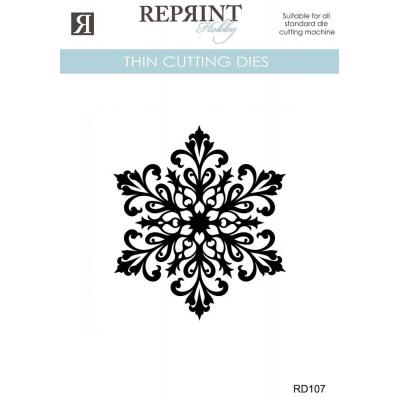 Reprint Cozy Christmas Thin Cutting Dies - Snowflake
