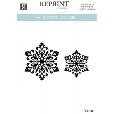 Reprint Cozy Christmas Thin Cutting Dies - Snowflakes
