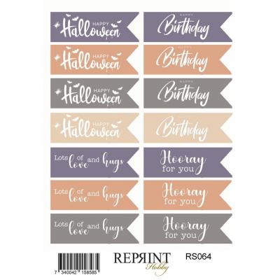 Reprint Enchanted Halloween - Stickers Text