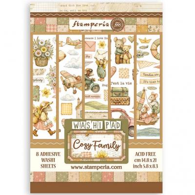 Stamperia Cozy Family - Washi Pad