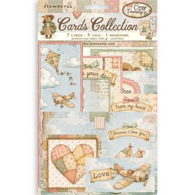 Stamperia Cozy Family - Cards Collection