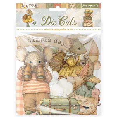 Stamperia Cozy Family - Die Cuts