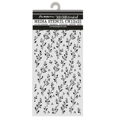 Stamperia Cozy Family Stencil - Sprig Pattern