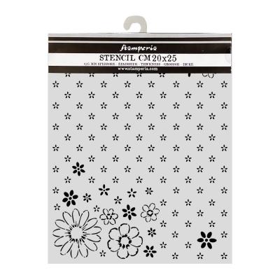Stamperia Cozy Family Stencil - Together Pattern
