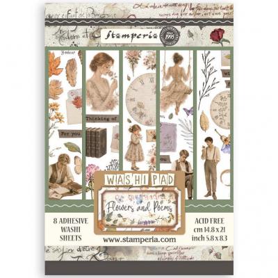 Stamperia Flowers And Poems - Washi Pad