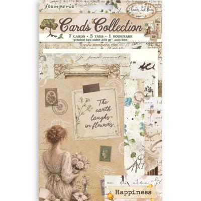 Stamperia Flowers And Poems - Cards Collection