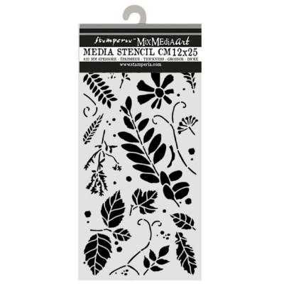 Stamperia Flowers And Poems Stencils - Mixed Leaves