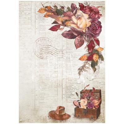 Stamperia Our Way Rice Paper - Chest And Hat