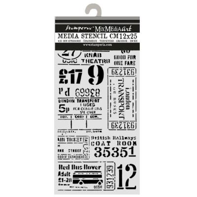 Stamperia Our Way Stencils - Tickets
