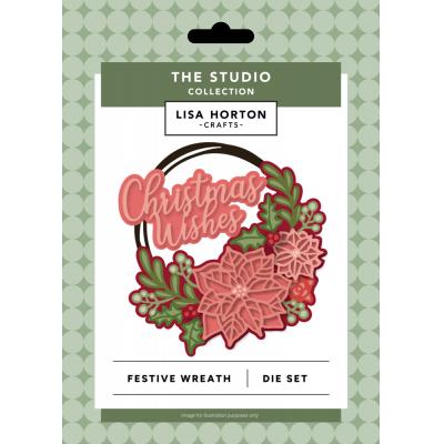 Lisa Horton Crafts Die Set - Festive Wreath