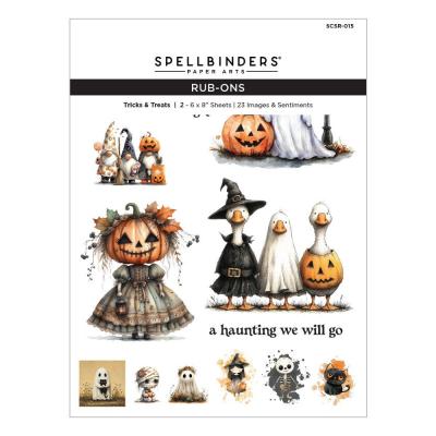 Spellbinders Simply Halloween Rub-Ons - Tricks & Treats