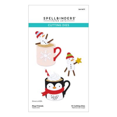 Spellbinders Mugs & Kisses Etched Dies - Mug Friends