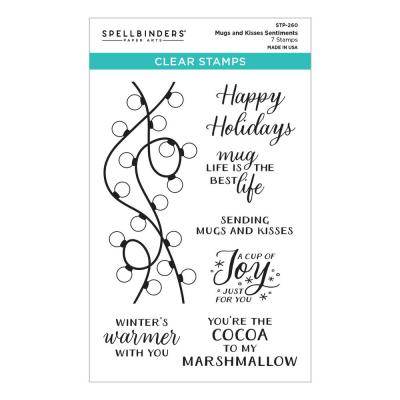Spellbinders Mugs & Kisses Stempel - Mugs And Kisses Sentiments