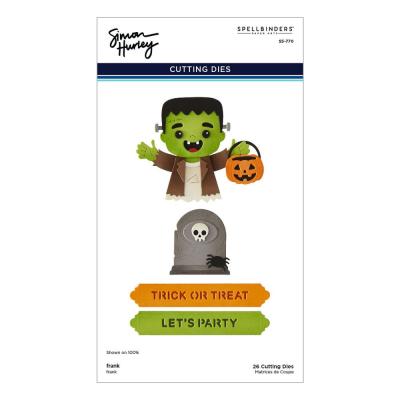 Spellbinders Simon Hurley Halloween Hugs Etched Dies - Frank