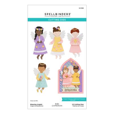 Spellbinders Bibi's Little Blessings Etched Dies - Blessing Angels